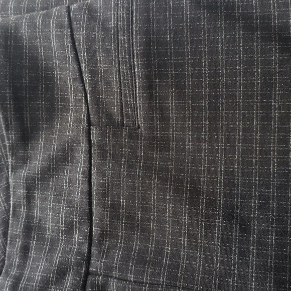 Dalia Black with White Stripes Pull-on Ponte Pant Leggings Size S - Picture 2 of 9